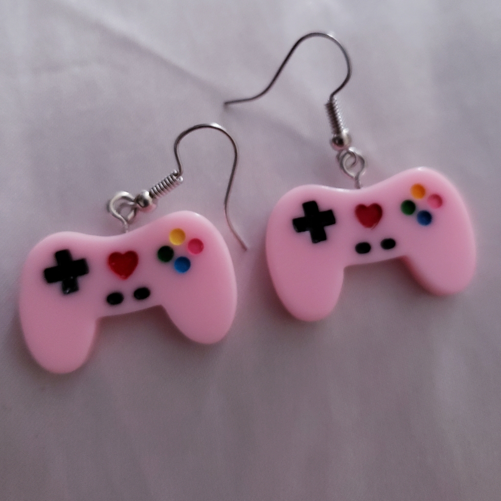 Retro Gamer Controller Earrings